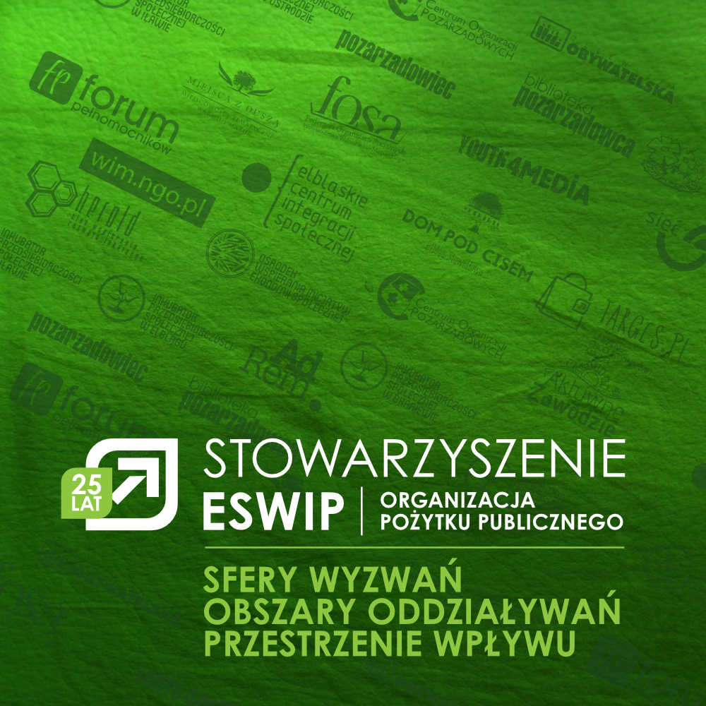 Stowarzyszenie ESWIP. Sfery wyzwań, obszary oddziaływań, przestrzenie wpływu